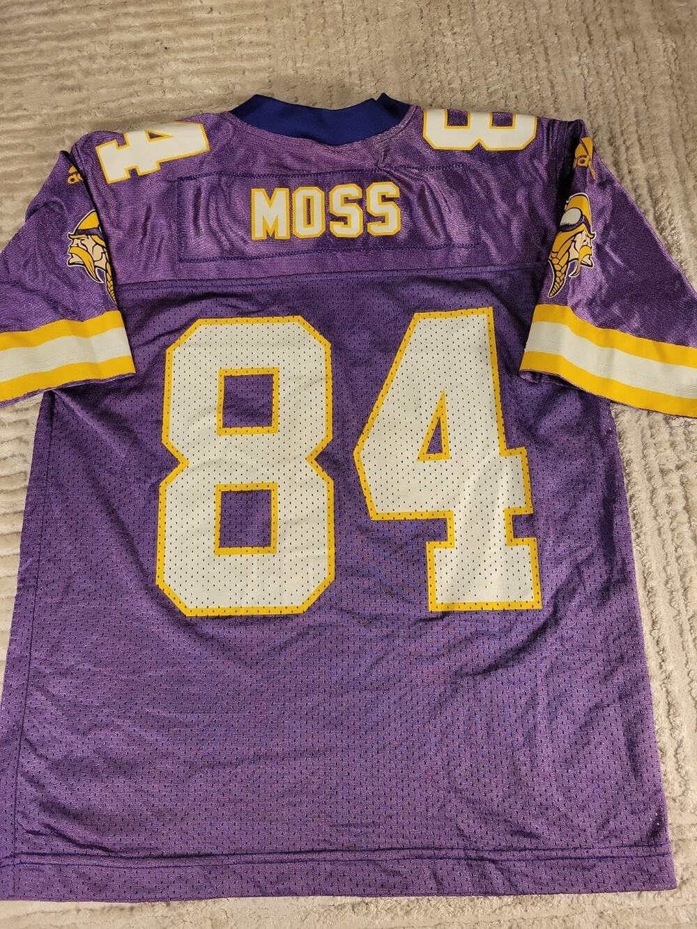 Adidas Randy Moss Minnesota Vikings Football Jersey Youth Small 8 Boys kids